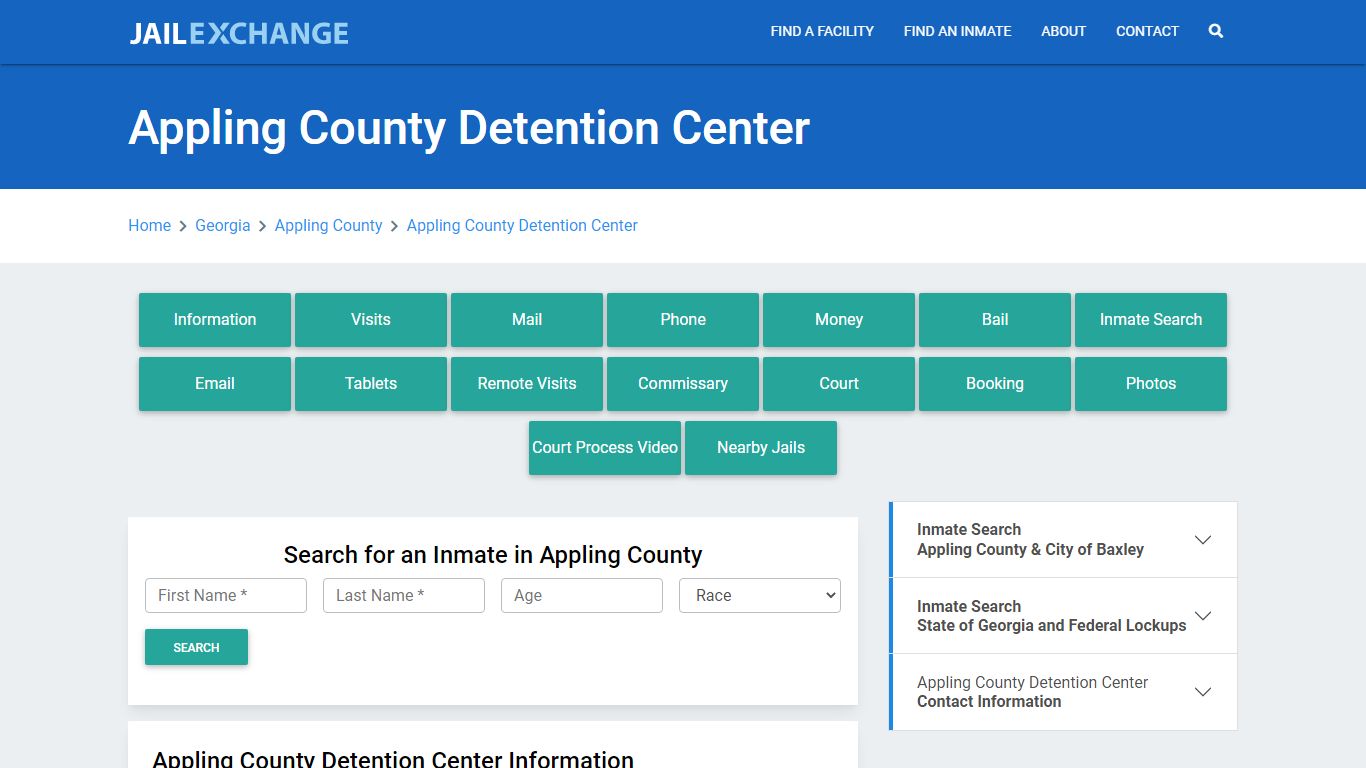 Appling County Detention Center - Jail Exchange